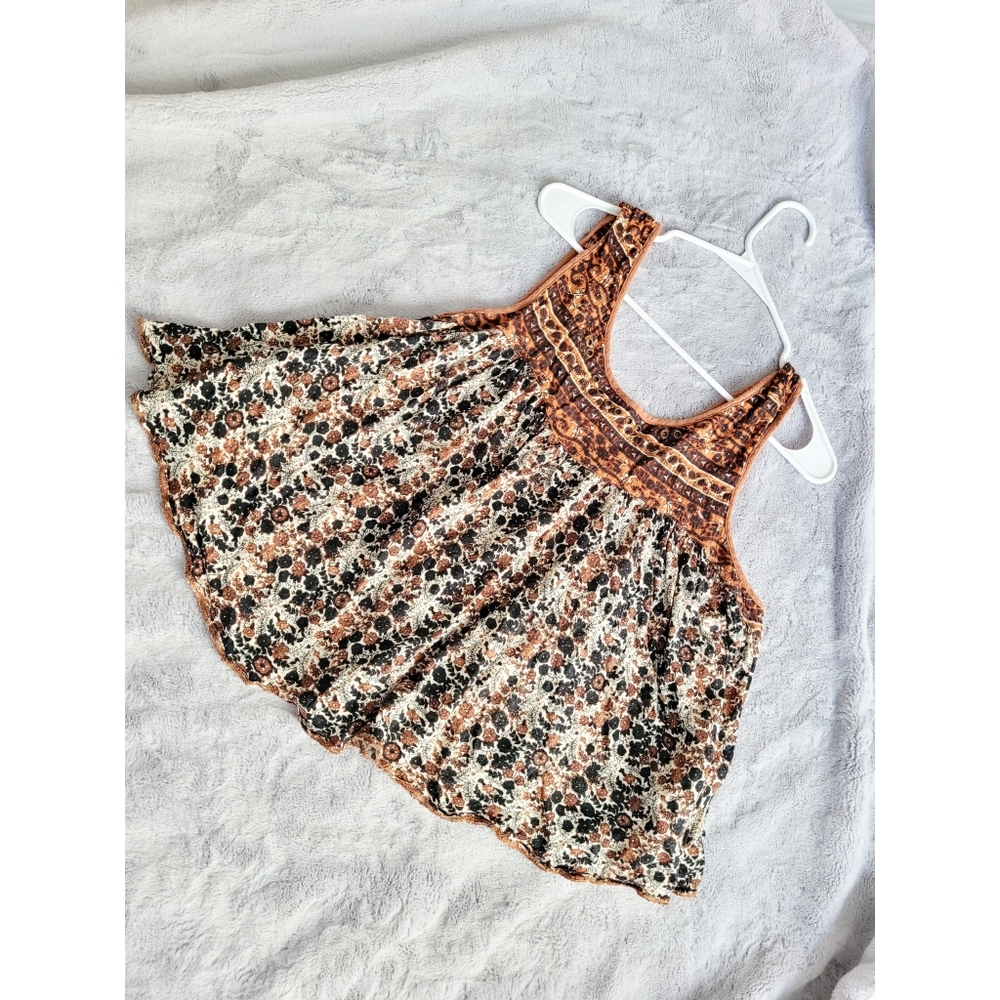 Free People Floral Tank L